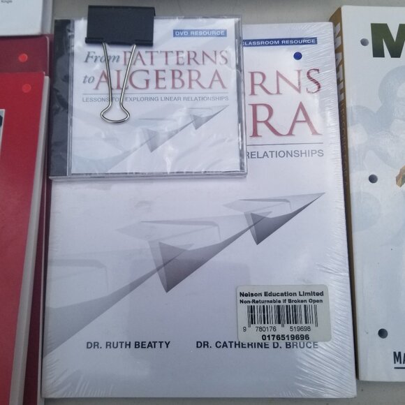 From Patterns to Algebra Book and DVD - Picture 1 of 2